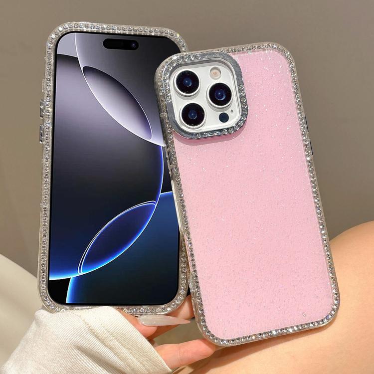 For iPhone 16 Pro Max Colorful Glitter TPU Hybrid IMD Full Coverage Phone Case