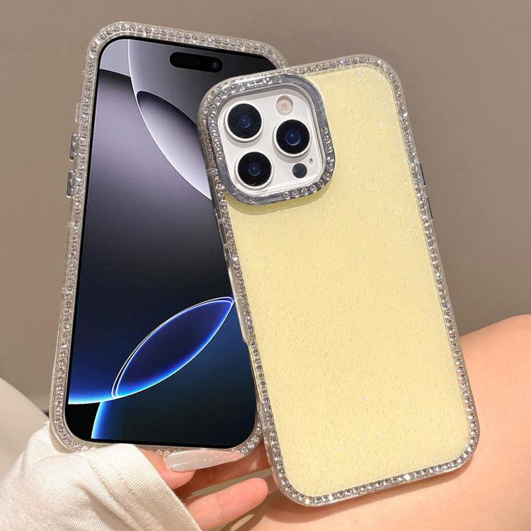 For iPhone 16 Pro Max Colorful Glitter TPU Hybrid IMD Full Coverage Phone Case
