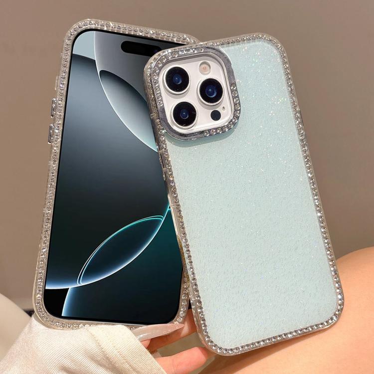 For iPhone 16 Pro Colorful Glitter TPU Hybrid IMD Full Coverage Phone Case