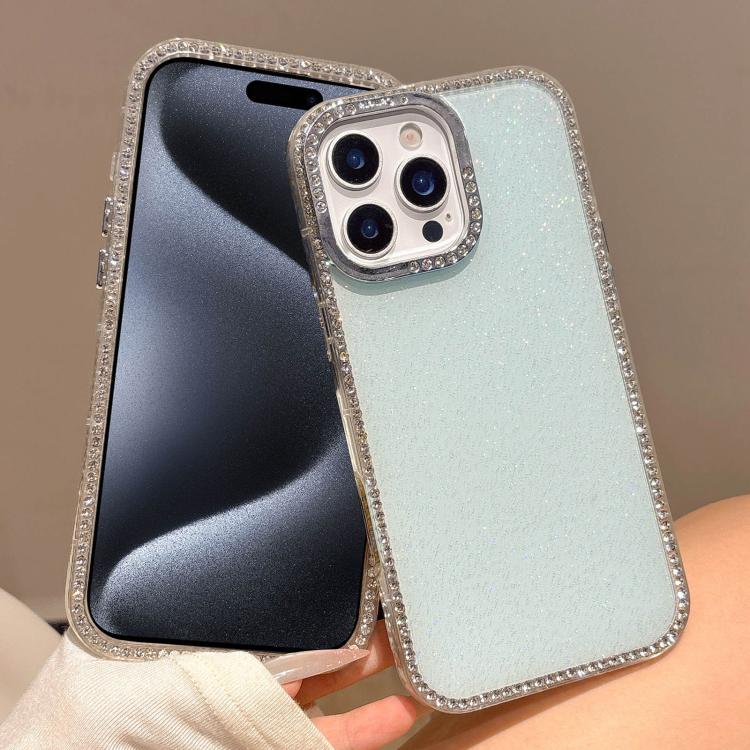 For iPhone 15 Pro Max Colorful Glitter TPU Hybrid IMD Full Coverage Phone Case