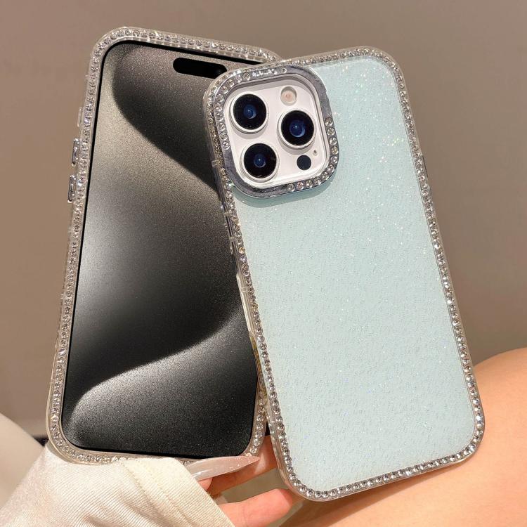 For iPhone 15 Pro Colorful Glitter TPU Hybrid IMD Full Coverage Phone Case