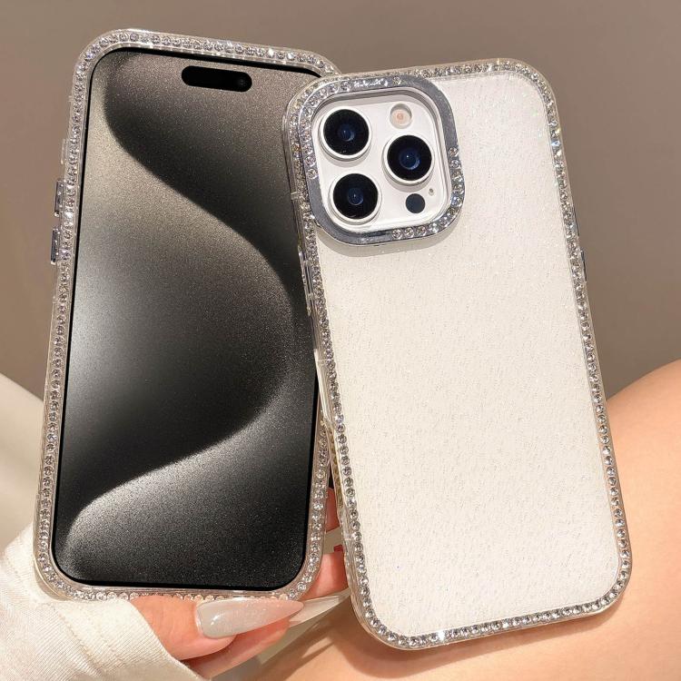 For iPhone 15 Pro Colorful Glitter TPU Hybrid IMD Full Coverage Phone Case