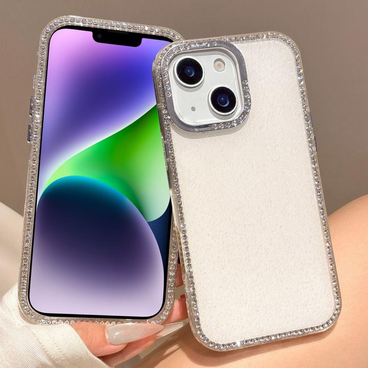 For iPhone 15 Plus / 14 Plus Colorful Glitter TPU Hybrid IMD Full Coverage Phone Case