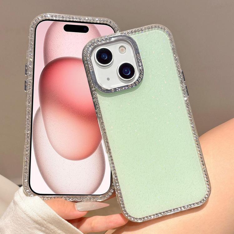 For iPhone 15 Colorful Glitter TPU Hybrid IMD Full Coverage Phone Case
