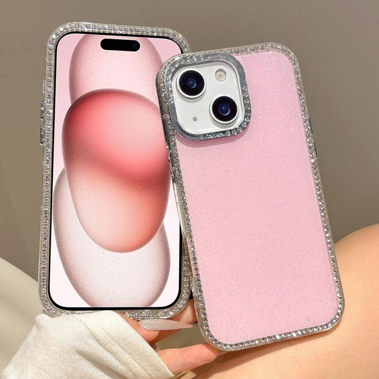 For iPhone 15 Colorful Glitter TPU Hybrid IMD Full Coverage Phone Case