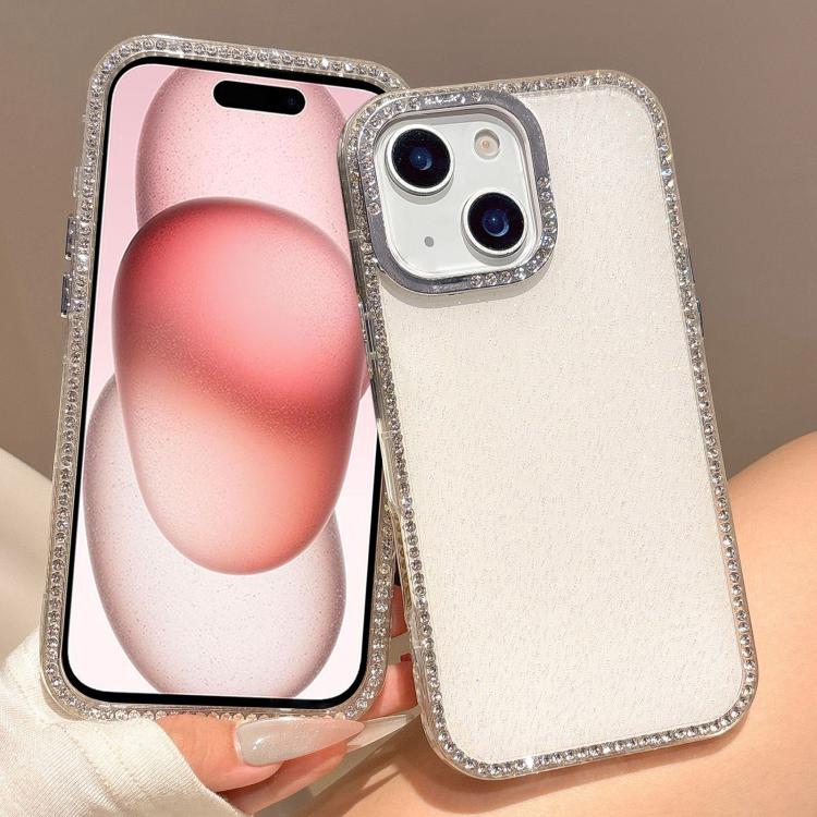 For iPhone 15 Colorful Glitter TPU Hybrid IMD Full Coverage Phone Case
