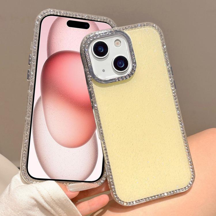 For iPhone 15 Colorful Glitter TPU Hybrid IMD Full Coverage Phone Case