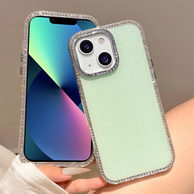For iPhone 13 / 14 Colorful Glitter TPU Hybrid IMD Full Coverage Phone Case