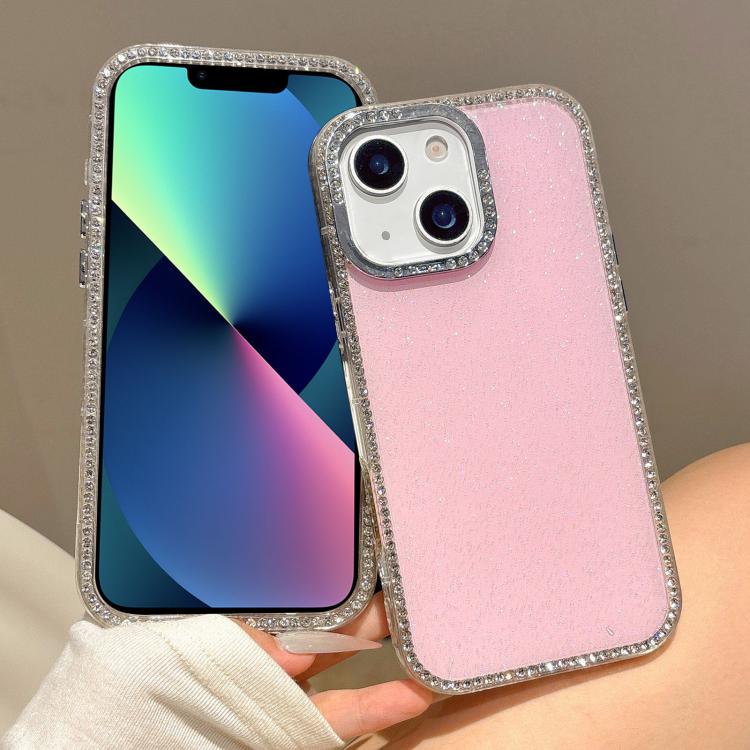 For iPhone 13 / 14 Colorful Glitter TPU Hybrid IMD Full Coverage Phone Case