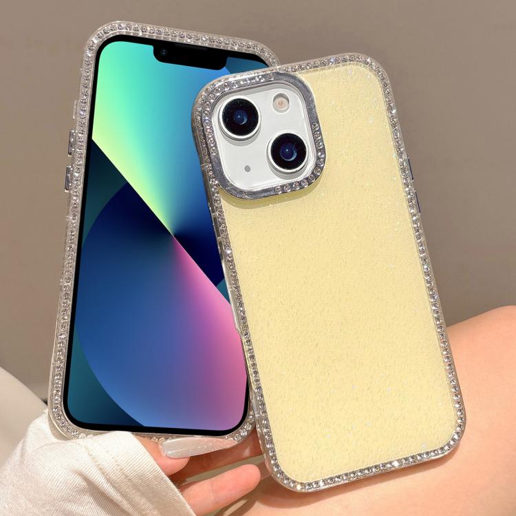 For iPhone 13 / 14 Colorful Glitter TPU Hybrid IMD Full Coverage Phone Case