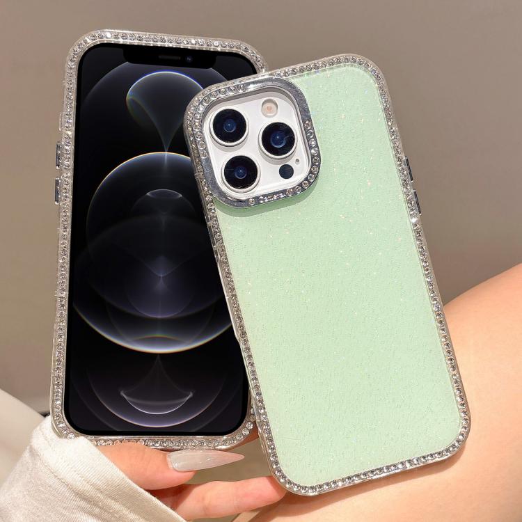 For iPhone 12 Pro Colorful Glitter TPU Hybrid IMD Full Coverage Phone Case