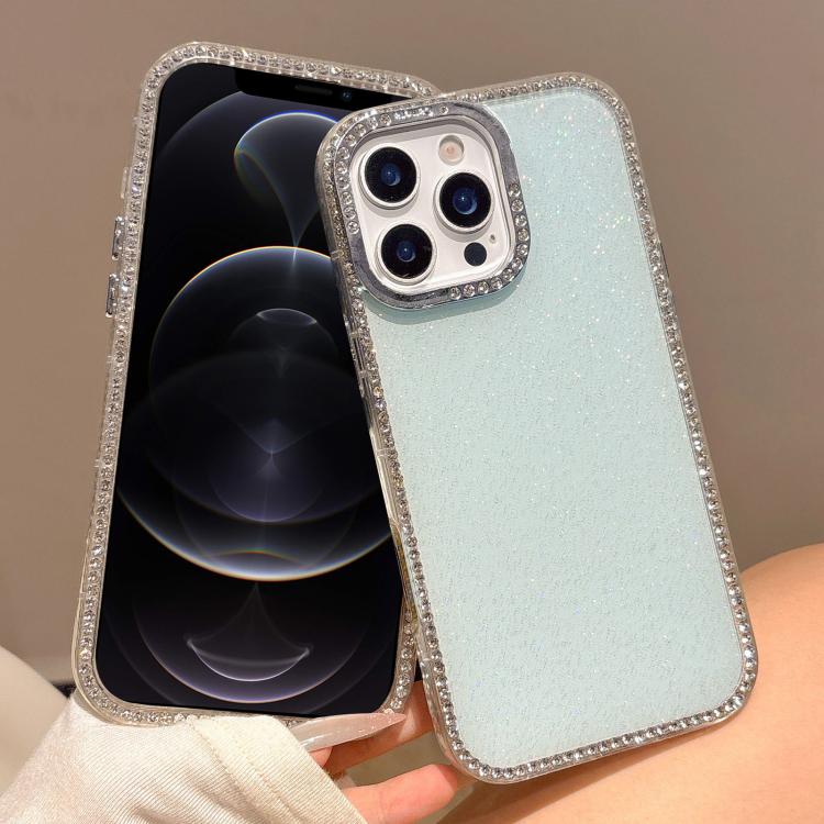 For iPhone 12 Pro Colorful Glitter TPU Hybrid IMD Full Coverage Phone Case