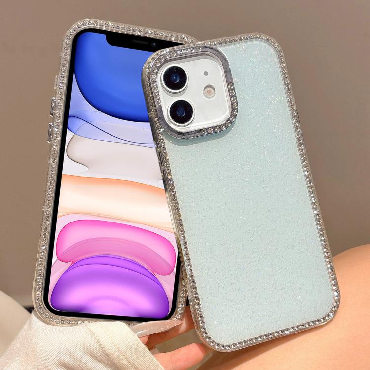 For iPhone 11 Colorful Glitter TPU Hybrid IMD Full Coverage Phone Case
