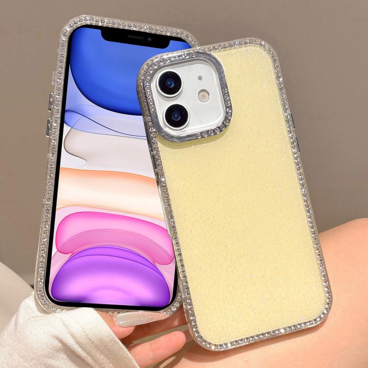 For iPhone 11 Colorful Glitter TPU Hybrid IMD Full Coverage Phone Case