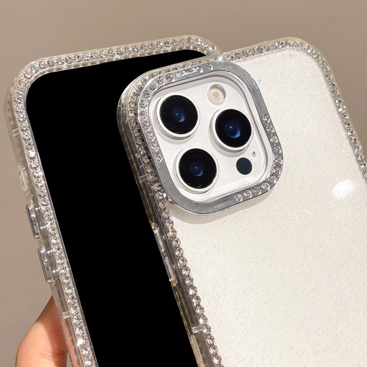 For iPhone 15 Plus / 14 Plus Colorful Glitter TPU Hybrid IMD Full Coverage Phone Case