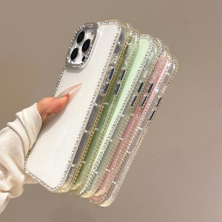 For iPhone 15 Plus / 14 Plus Colorful Glitter TPU Hybrid IMD Full Coverage Phone Case