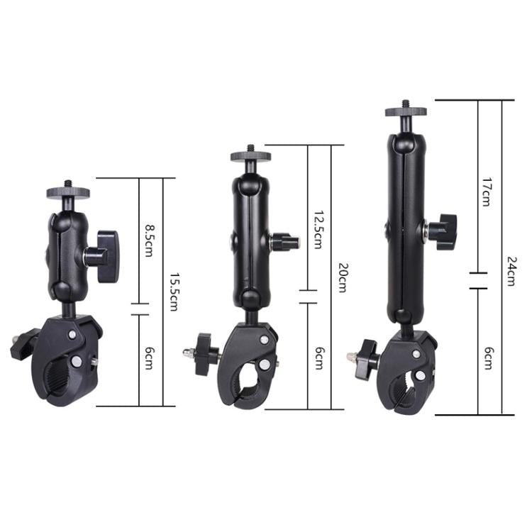Universal Action Camera Bicycle Handlebar Clamp, Size:L 24cm - Black