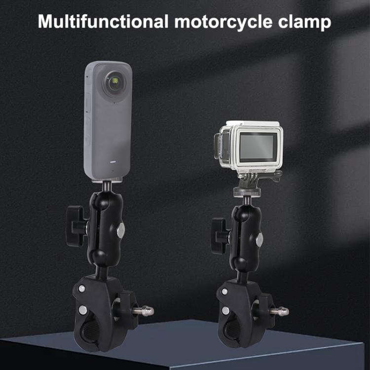 Universal Action Camera Bicycle Handlebar Clamp, Size:L 24cm - Black