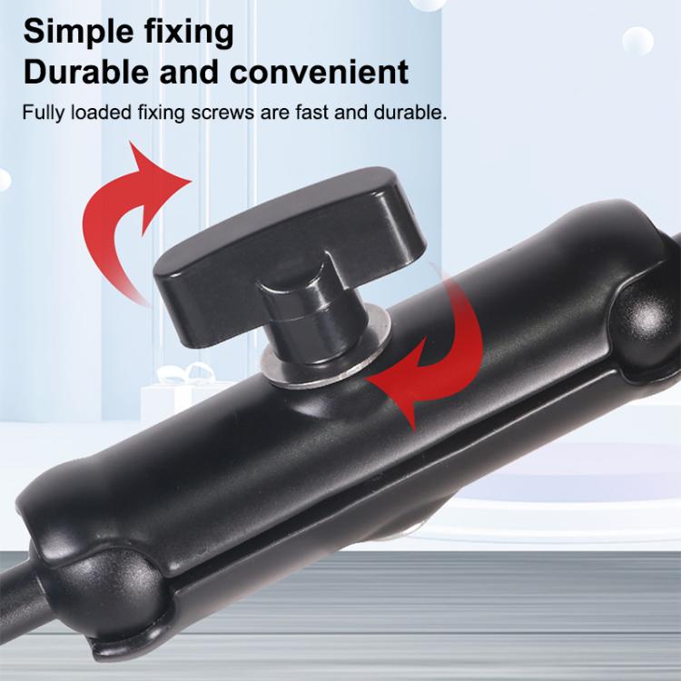 Universal Action Camera Bicycle Handlebar Clamp, Size:L 24cm - Black