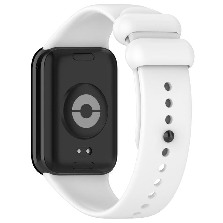 For Xiaomi Band 10 Pro/9 Pro/Redmi Watch 6/5/4 xDfind Solid Color Black Buckle Silicone Watch Band