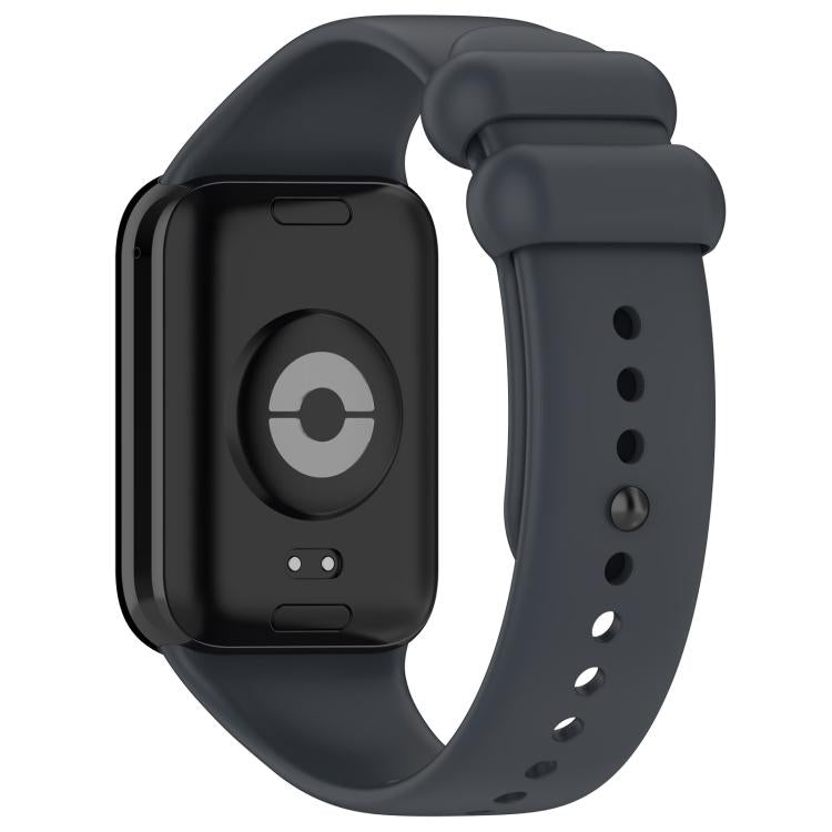 For Xiaomi Band 10 Pro/9 Pro/Redmi Watch 6/5/4 xDfind Solid Color Black Buckle Silicone Watch Band