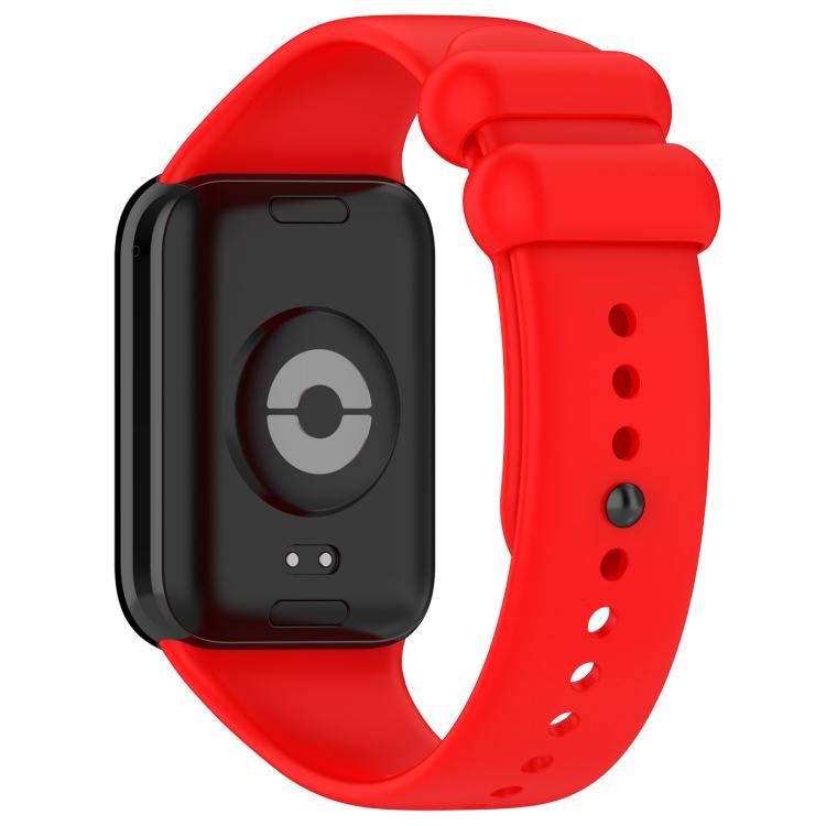 For Xiaomi Band 10 Pro/9 Pro/Redmi Watch 6/5/4 xDfind Solid Color Black Buckle Silicone Watch Band
