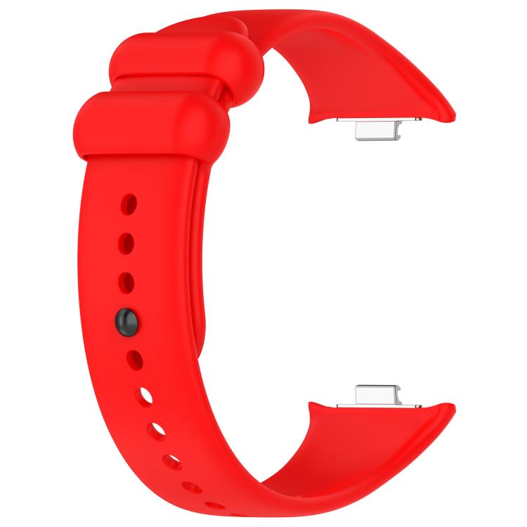 For Xiaomi Band 10 Pro/9 Pro/Redmi Watch 6/5/4 xDfind Solid Color Black Buckle Silicone Watch Band