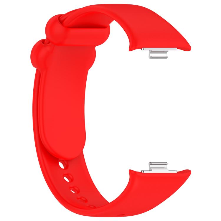 For Xiaomi Band 10 Pro/9 Pro/Redmi Watch 6/5/4 xDfind Solid Color Black Buckle Silicone Watch Band
