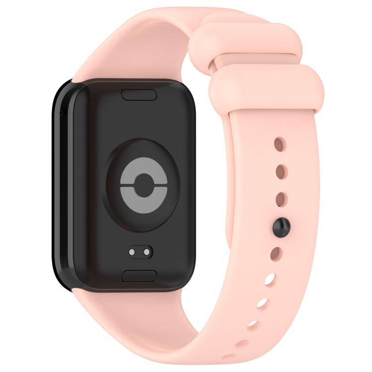 For Xiaomi Band 10 Pro/9 Pro/Redmi Watch 6/5/4 xDfind Solid Color Black Buckle Silicone Watch Band