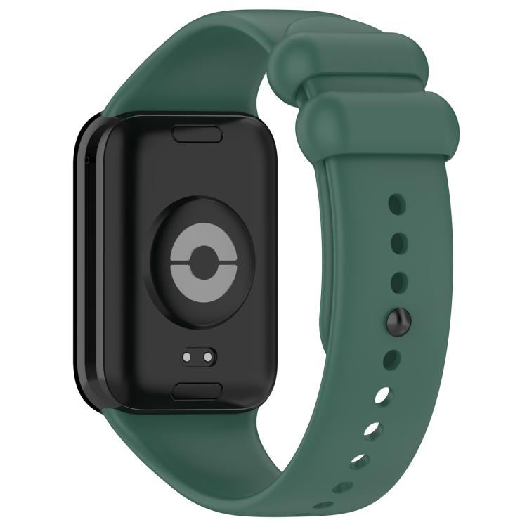 For Xiaomi Band 10 Pro/9 Pro/Redmi Watch 6/5/4 xDfind Solid Color Black Buckle Silicone Watch Band