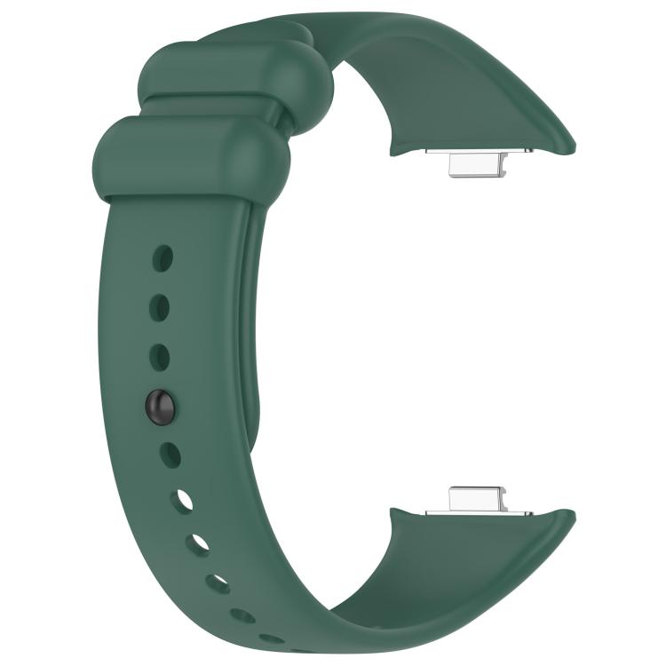 For Xiaomi Band 10 Pro/9 Pro/Redmi Watch 6/5/4 xDfind Solid Color Black Buckle Silicone Watch Band