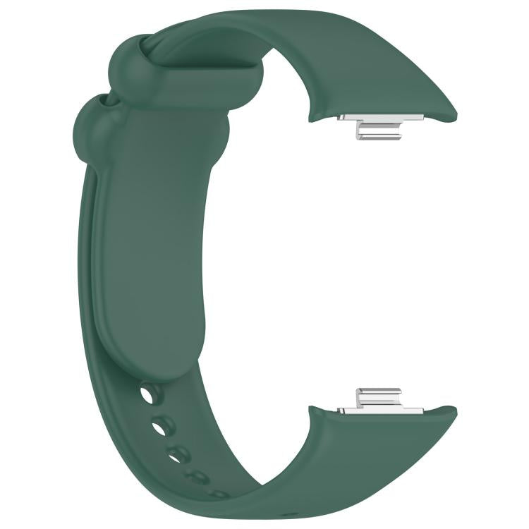For Xiaomi Band 10 Pro/9 Pro/Redmi Watch 6/5/4 xDfind Solid Color Black Buckle Silicone Watch Band