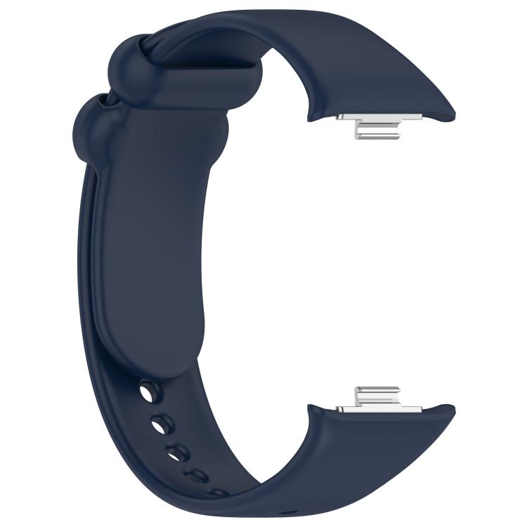For Xiaomi Band 10 Pro/9 Pro/Redmi Watch 6/5/4 xDfind Solid Color Black Buckle Silicone Watch Band