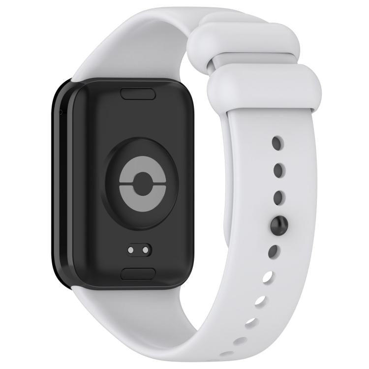 For Xiaomi Band 10 Pro/9 Pro/Redmi Watch 6/5/4 xDfind Solid Color Black Buckle Silicone Watch Band