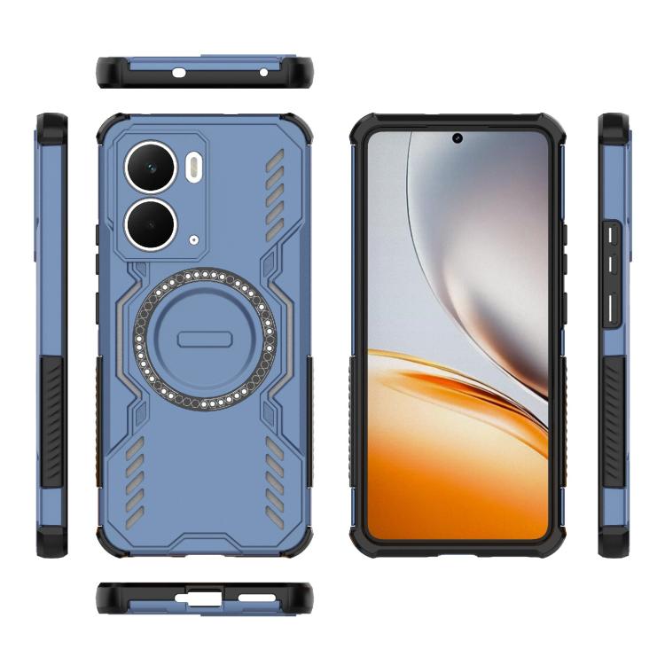 For Realme Neo7x 5G Butterfly Armor MagSafe Magnetic Ring Shockproof Phone Case