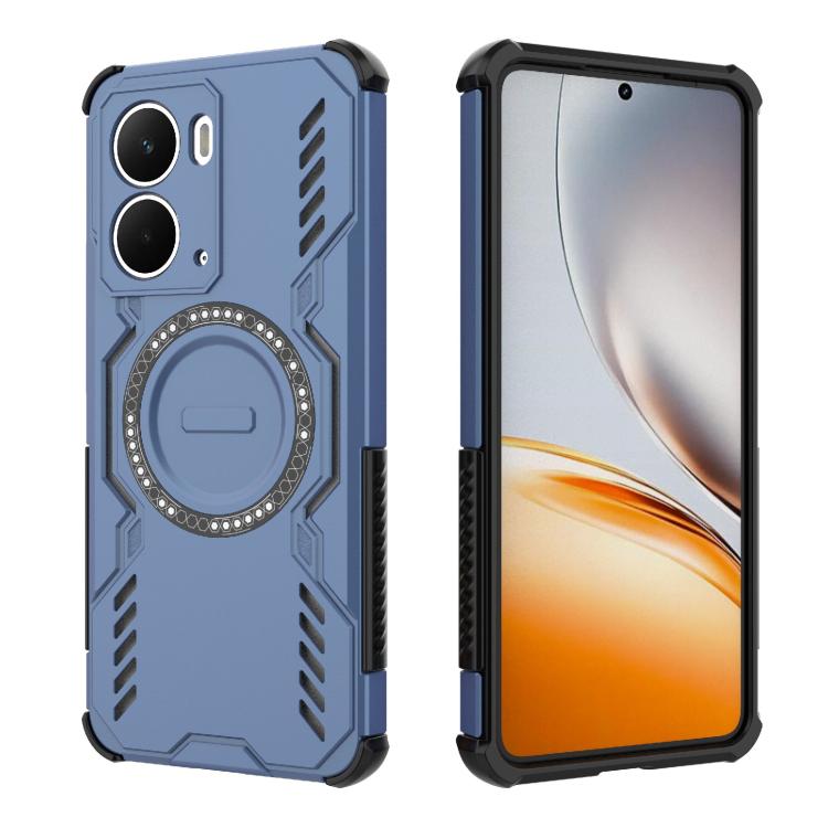 For Realme Neo7x 5G Butterfly Armor MagSafe Magnetic Ring Shockproof Phone Case