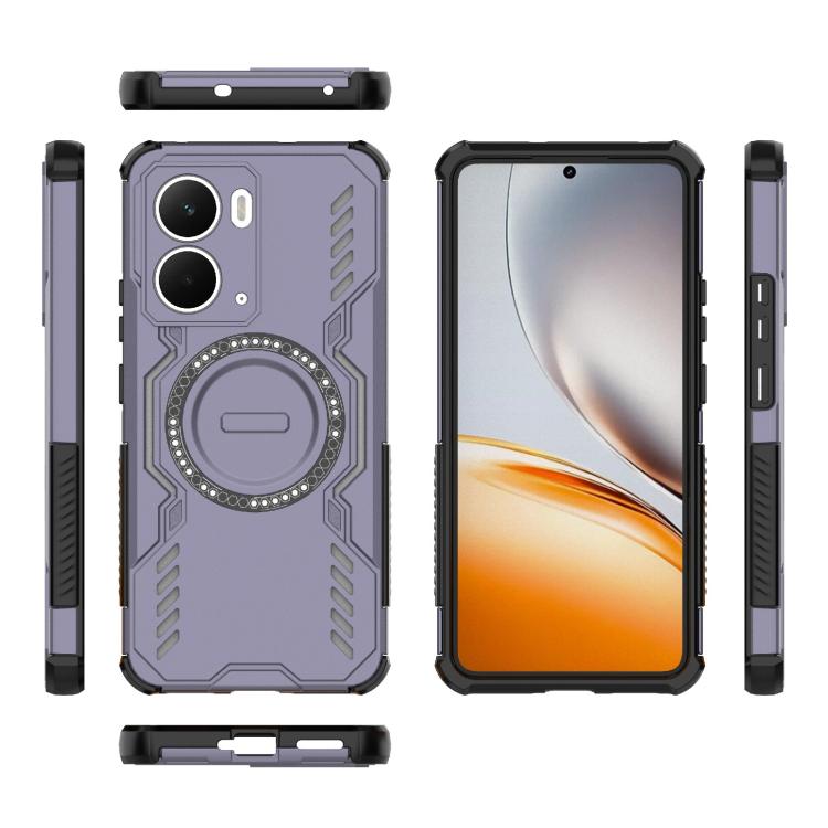For Realme Neo7x 5G Butterfly Armor MagSafe Magnetic Ring Shockproof Phone Case