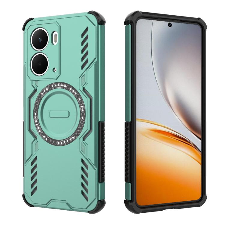 For Realme Neo7x 5G Butterfly Armor MagSafe Magnetic Ring Shockproof Phone Case