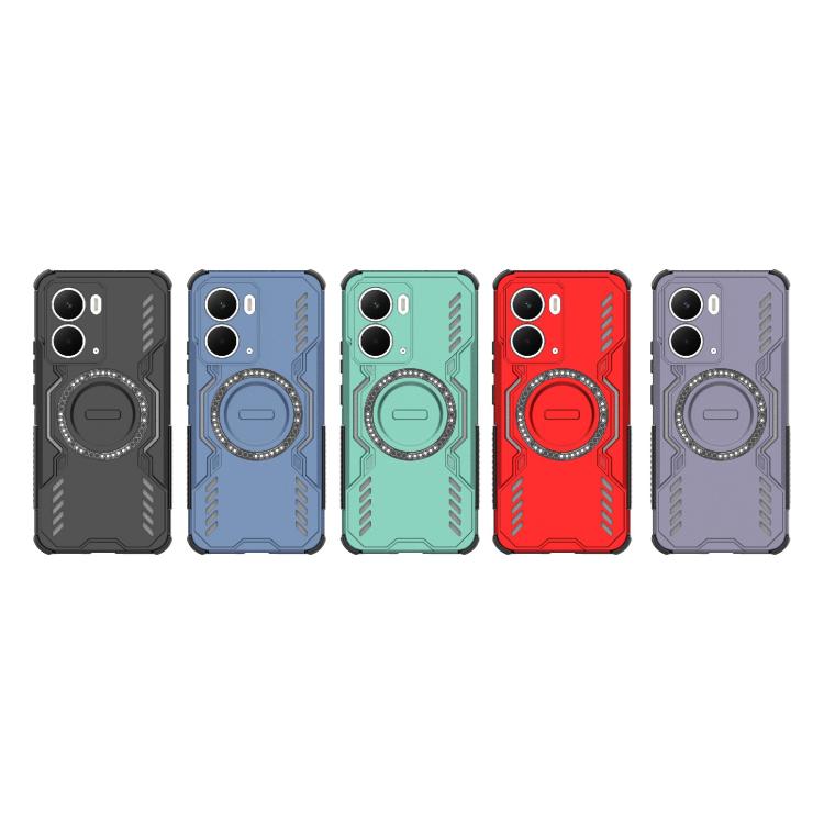 For Realme Neo7x 5G Butterfly Armor MagSafe Magnetic Ring Shockproof Phone Case