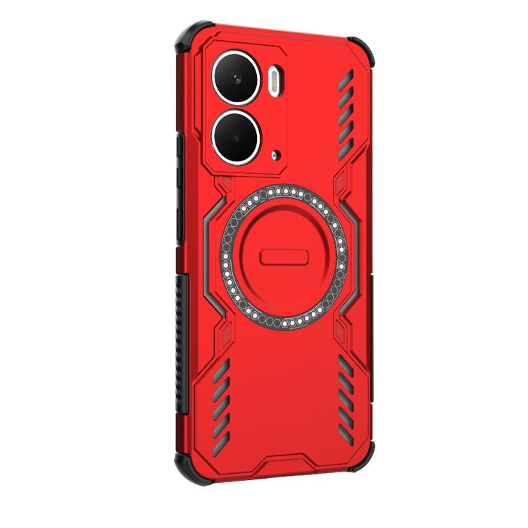 For Realme Neo7x 5G Butterfly Armor MagSafe Magnetic Ring Shockproof Phone Case