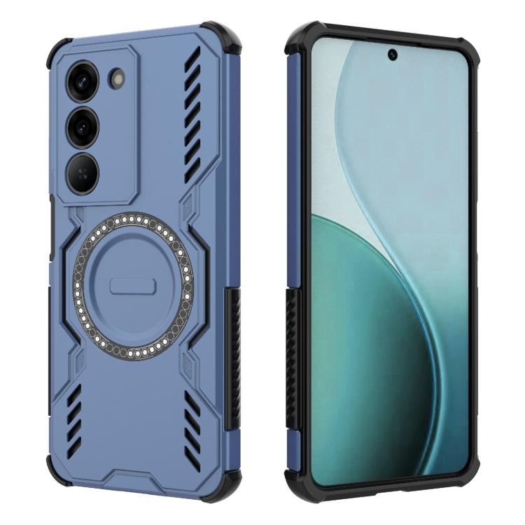 For Realme V60 Pro 5G Butterfly Armor MagSafe Magnetic Ring Shockproof Phone Case