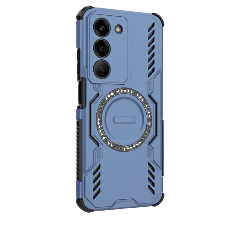 For Realme V60 Pro 5G Butterfly Armor MagSafe Magnetic Ring Shockproof Phone Case