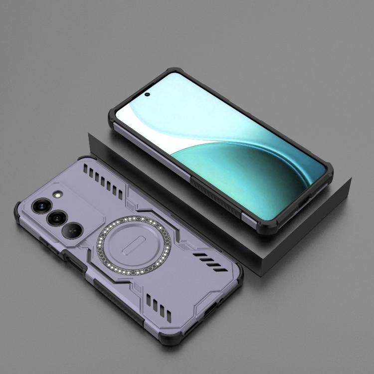 For Realme V60 Pro 5G Butterfly Armor MagSafe Magnetic Ring Shockproof Phone Case
