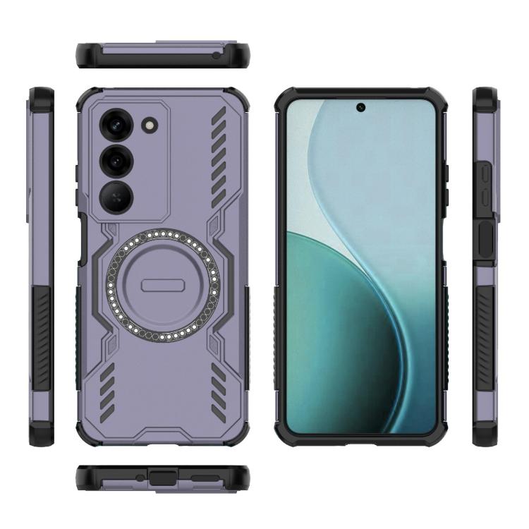 For Realme V60 Pro 5G Butterfly Armor MagSafe Magnetic Ring Shockproof Phone Case
