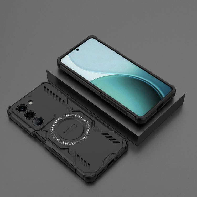 For Realme V60 Pro 5G Butterfly Armor MagSafe Magnetic Ring Shockproof Phone Case