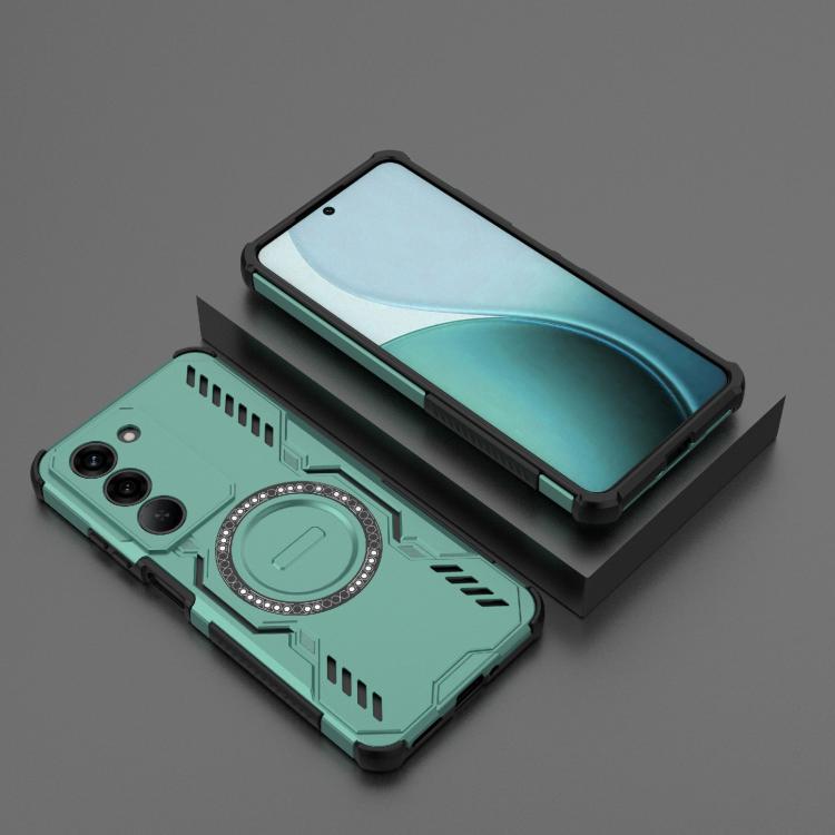 For Realme V60 Pro 5G Butterfly Armor MagSafe Magnetic Ring Shockproof Phone Case