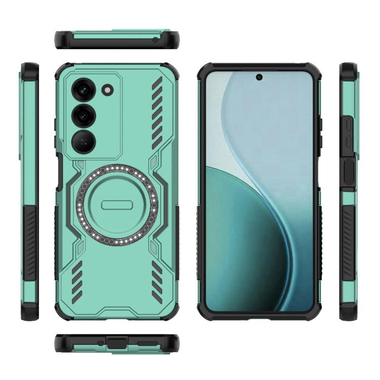 For Realme V60 Pro 5G Butterfly Armor MagSafe Magnetic Ring Shockproof Phone Case