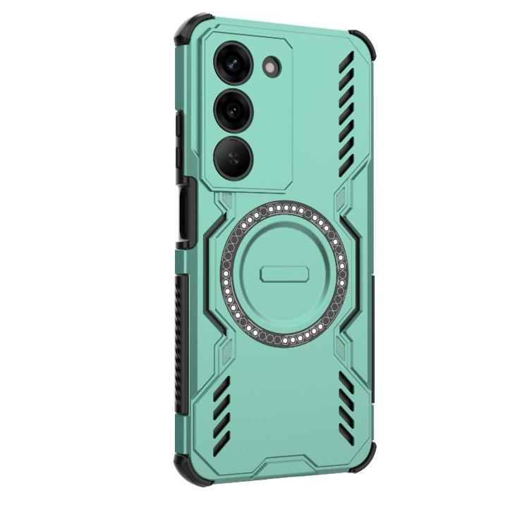 For Realme V60 Pro 5G Butterfly Armor MagSafe Magnetic Ring Shockproof Phone Case