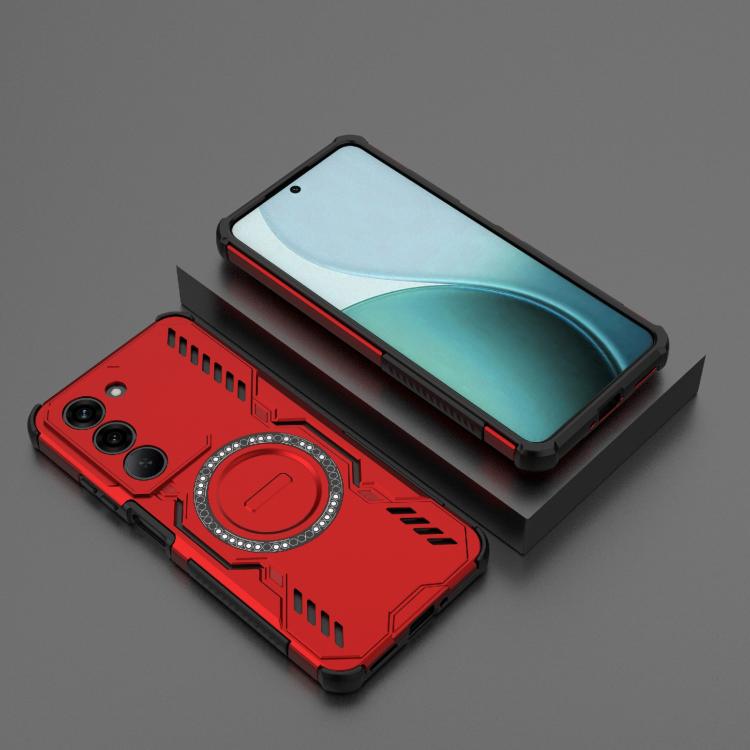 For Realme V60 Pro 5G Butterfly Armor MagSafe Magnetic Ring Shockproof Phone Case