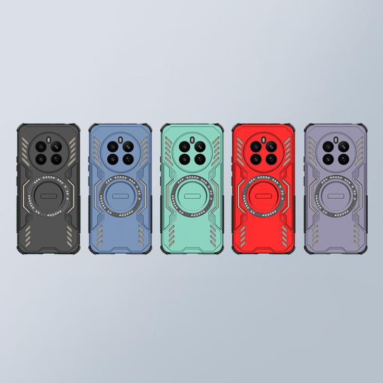 For Realme 12+ 5G Global / P1 5G Global Butterfly Armor MagSafe Magnetic Ring Shockproof Phone Case